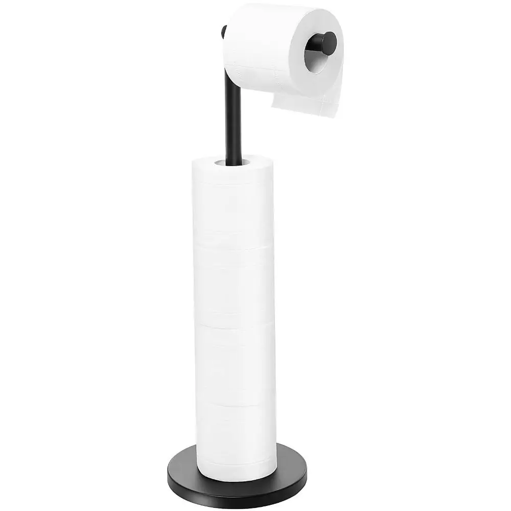 Stainless Steel Toilet Paper Stand Rustproof Anti - Corrosion Roll Paper Storage Rack Modern Design Paper Dispenser Bathroom