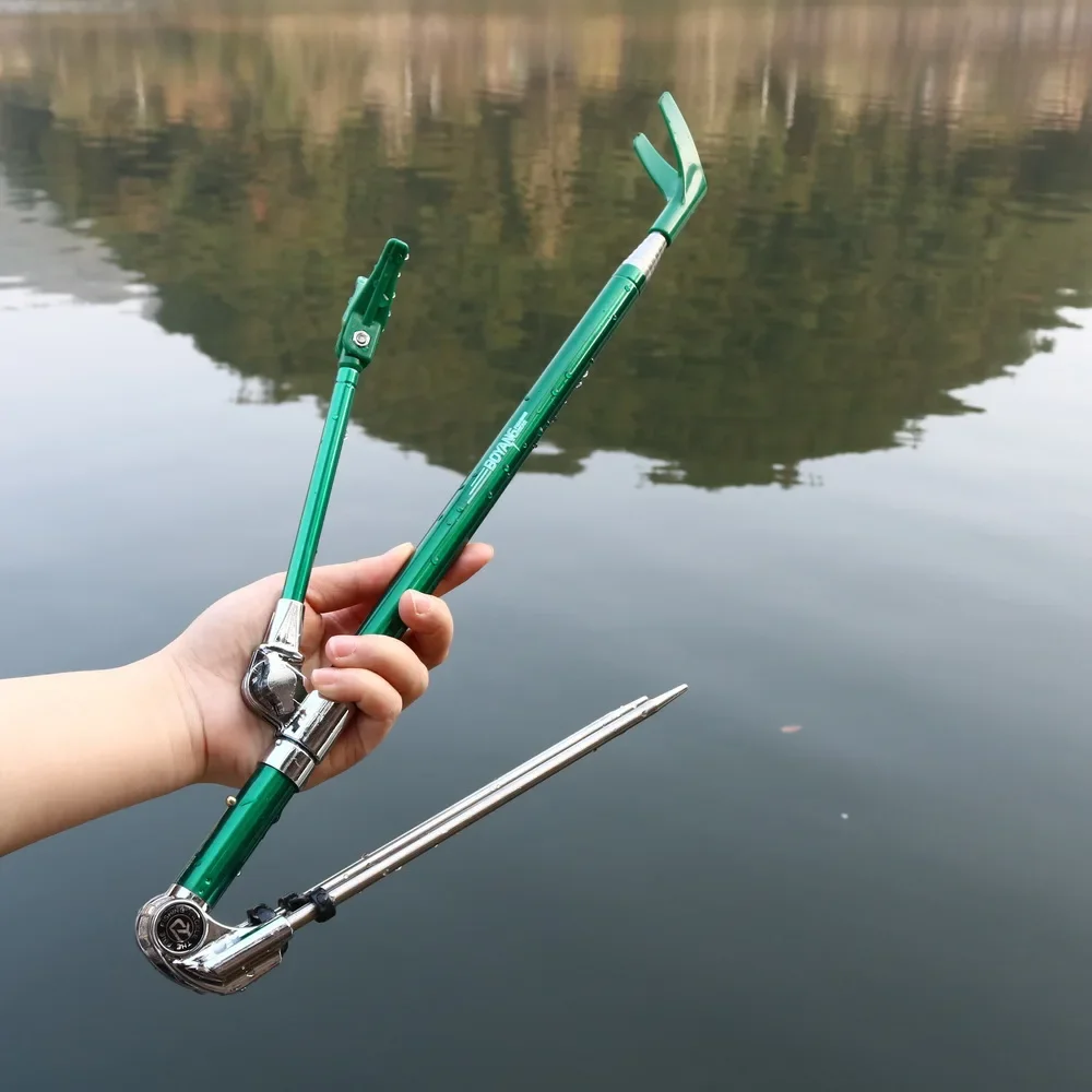 Fishing Equipment Telescopic Fishing Rods Holder Folding Stainless Steel Hand Rod Holder UseNew 1.5M 1.7M 2.1M 2.3M