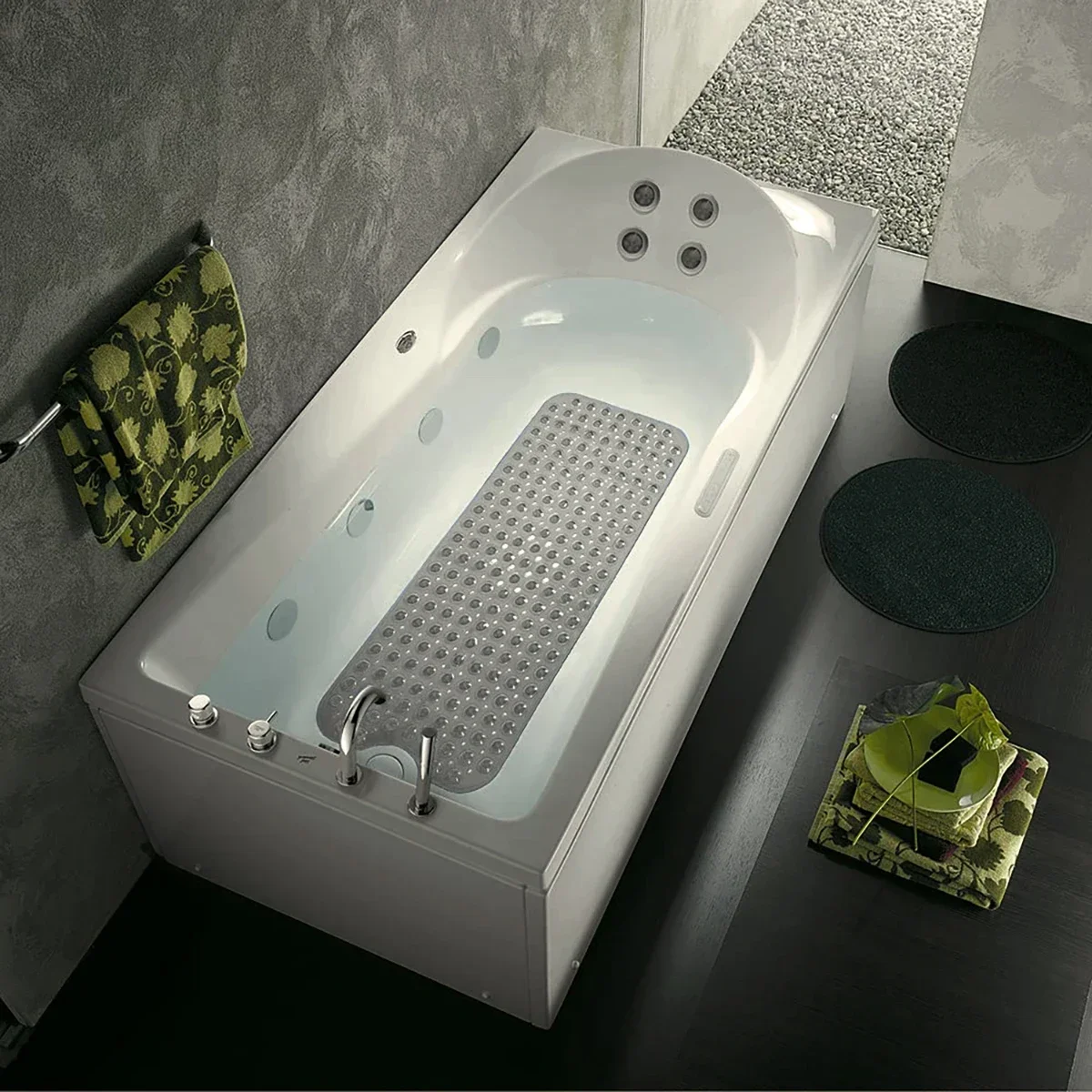 40*100cm Mat Bathtub Bath Mat PVC Large Bathtub Safety Shower Non-slip Bath Mats With Suction Cups Floor Mat