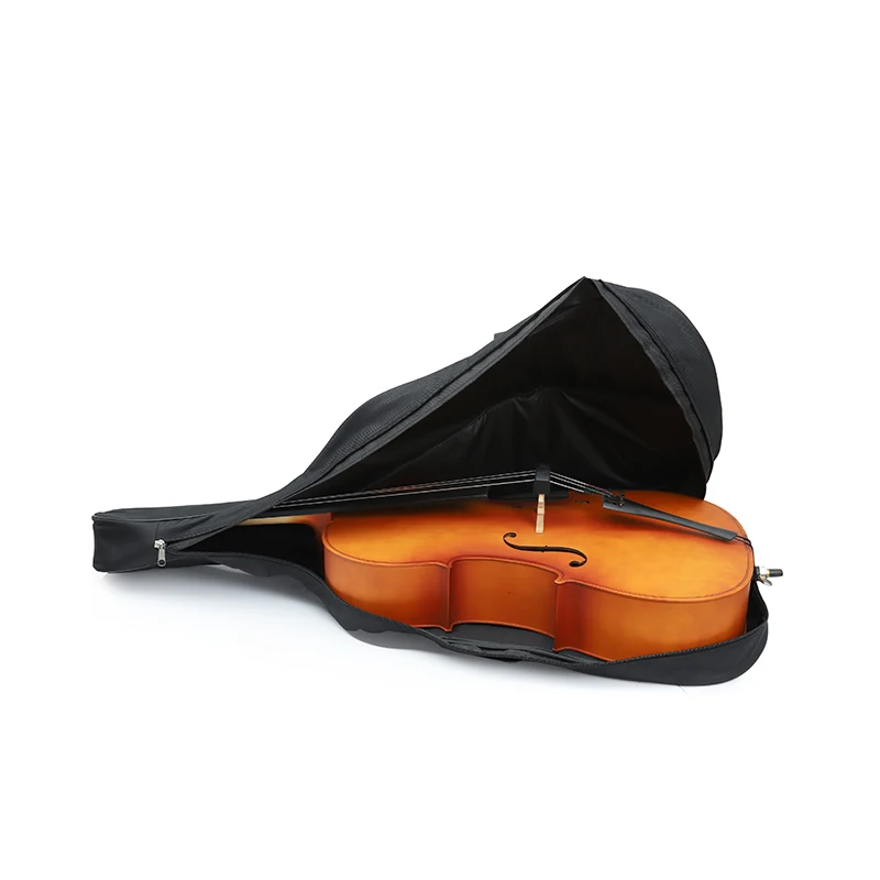 

Thiened Ox Cloth Cello Bag Super Lightweight Double oulder Carry Violin Case Water Resistant Music Instrument Bag