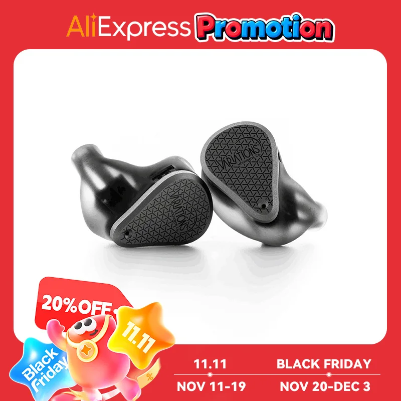 MoonDrop variazioni auricolari In-Ear 2EST + 2BA + DD auricolari Tribrid iem con cavo staccabile