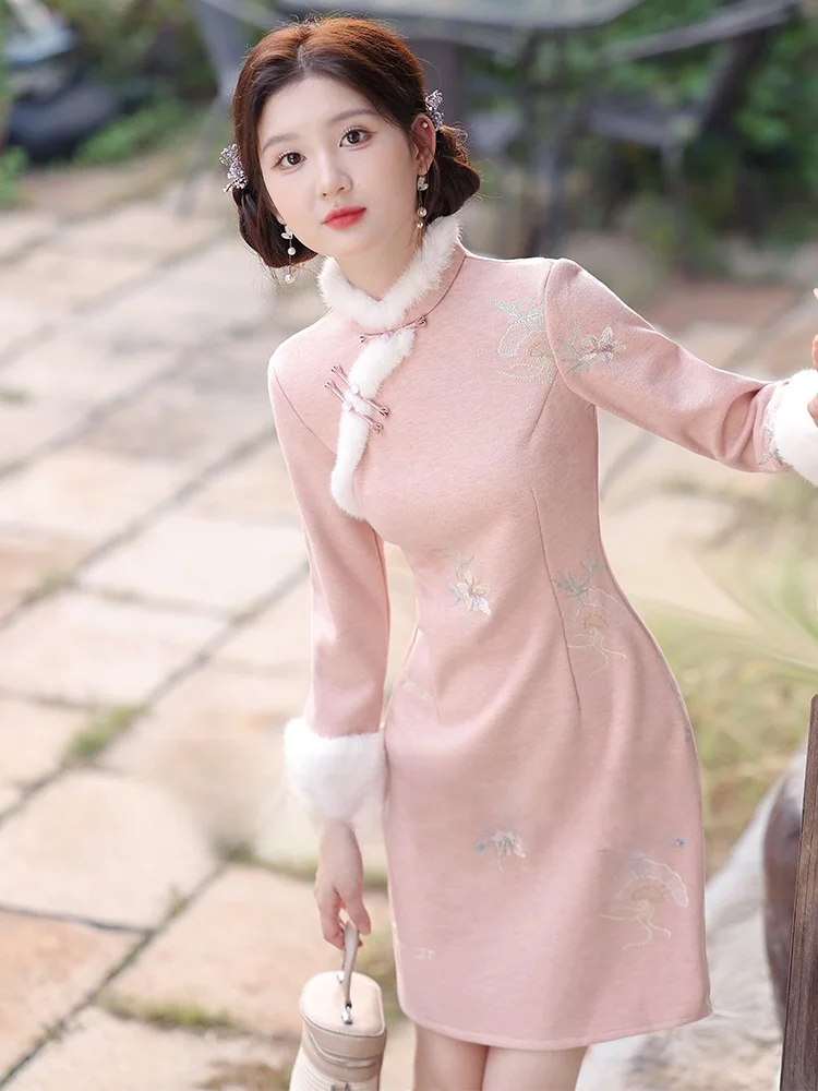 nuovo-cinese-sle-lungo-sve-rosa-qipao-donna-inverno-faion-thiened-floed-qipao-costume-tradizionale-abbigliamento-quotidiano