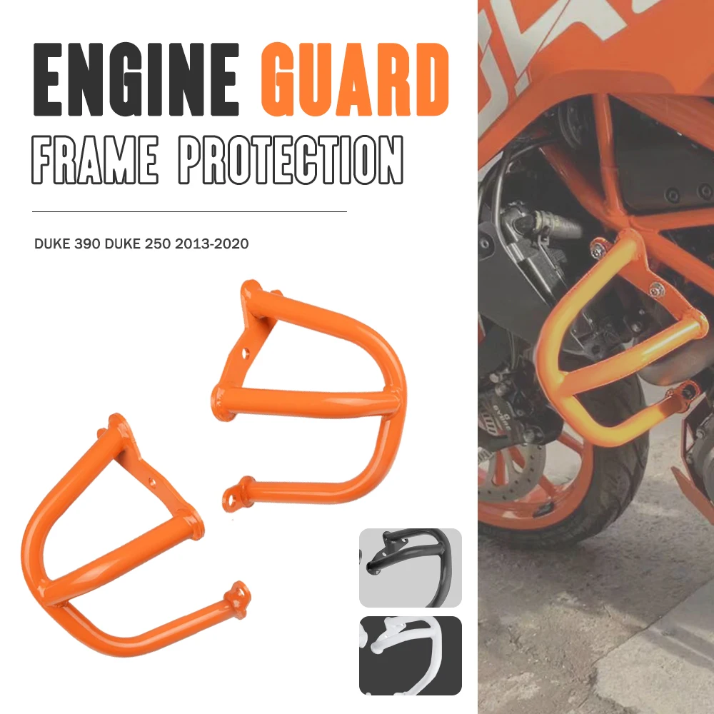 

FOR Duke 390 2013-2020 Duke 250 2017-2020 Motorcycle Engine Crash Frame Protection Bars Engine Guards Engine Bumper Protector