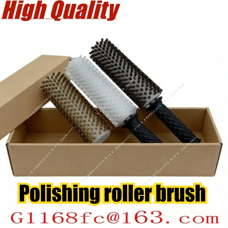 Snowboard Waxing Roller Brush, Polishing Roller Brush, Snowboard Waxing Set, Nylon Brush Horse Hair Brush, Copper Wire Brush
