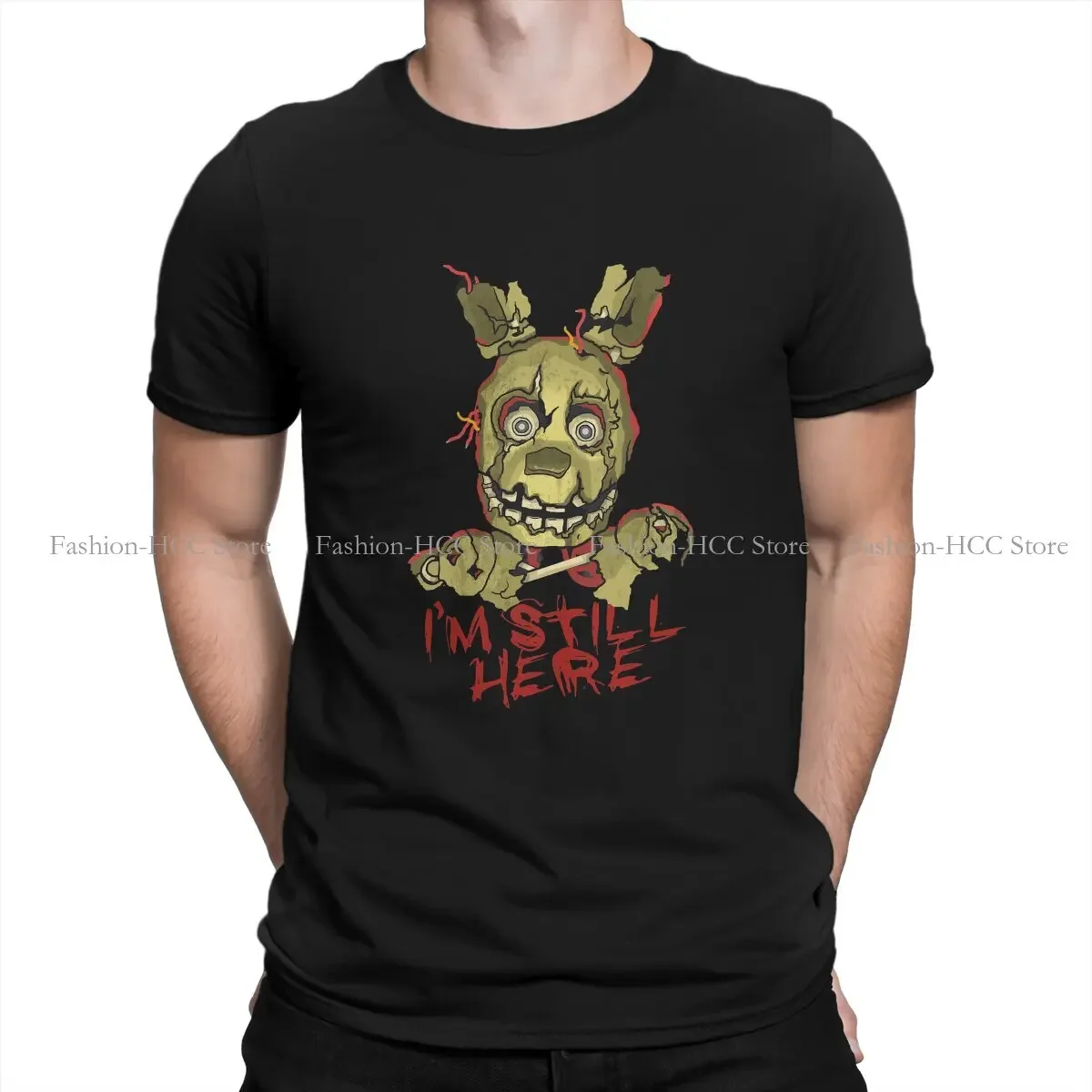 T-shirt en polyester doux et décontracté pour homme, T-shirt F N A F Games, 105trap, Nouveauté Chimadt
