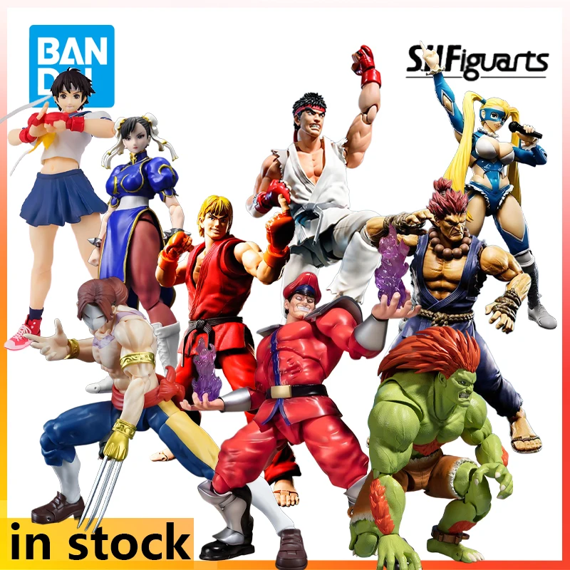 

Bandai Original 1/12 S. H. Figuarts Mobile Toys Series Street Fighter Series Anime Action Figure Model Toys Model Gifts for Boys