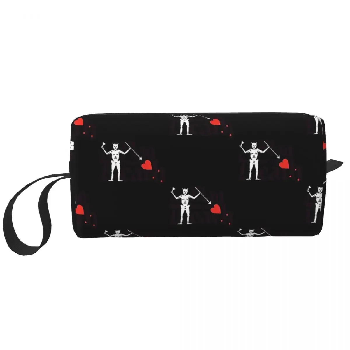 Our Flag Means Death Blackbeard Makeup Bag Cosmetic Storage Dopp Kit Toiletry Cosmetic Bag for Women Beauty Travel Pencil Case