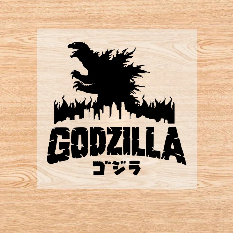 Godzillas Iron on Patches Exquisite Fashion Heat Transfer Sticker Trendy T-shirt Handbag DIY Birthday Party Clothing Decals Gift - view 3