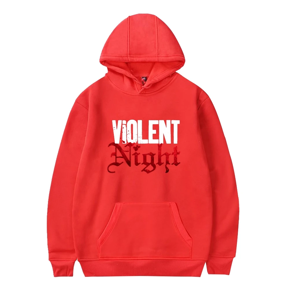 Violent Night Movie Hoodie Unisex Long Sleeve Women Men Hooded Sweatshirt Casual Style Fashion Clothes