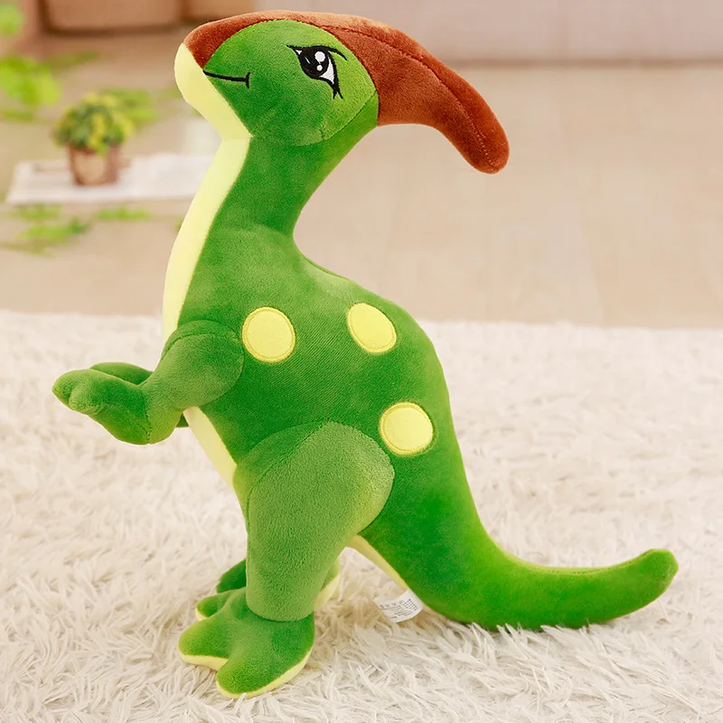 Nieuwe Stijl 55-95Cm Schattige Dinosaurus Knuffels Knuffel Dier Parasaurolophus Cartoon Poppen Jongens Verjaardagscadeau