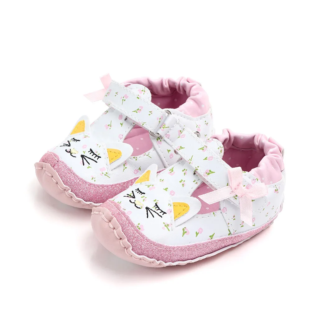 New Baby Shoes Infants PU Casual First Walkers Soft Anti-Slip Sole Newborn Sport Shoes Unicorn Girls Baby Shoes Sneakers