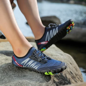 Rapid drying shoes for men and women, barefoot aquatic beach, swimming, river pool, lake, walk, kayak, surfing, adult 8 Main Sales Men's Aquatic Shoe - №6