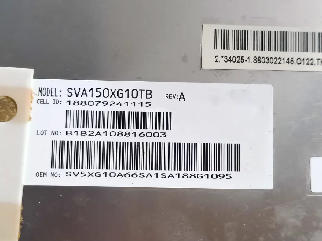 15 inch SVA150XG10TB LCD Screen Display Panel ,stock test shows normal