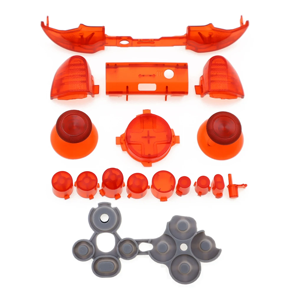 1 مجموعة ل Xbox سلسلة X S مجموعة أزرار التحكم L R LB RB الوفير الزناد أزرار طقم عصري وملحقات ألعاب مطاطية موصلة