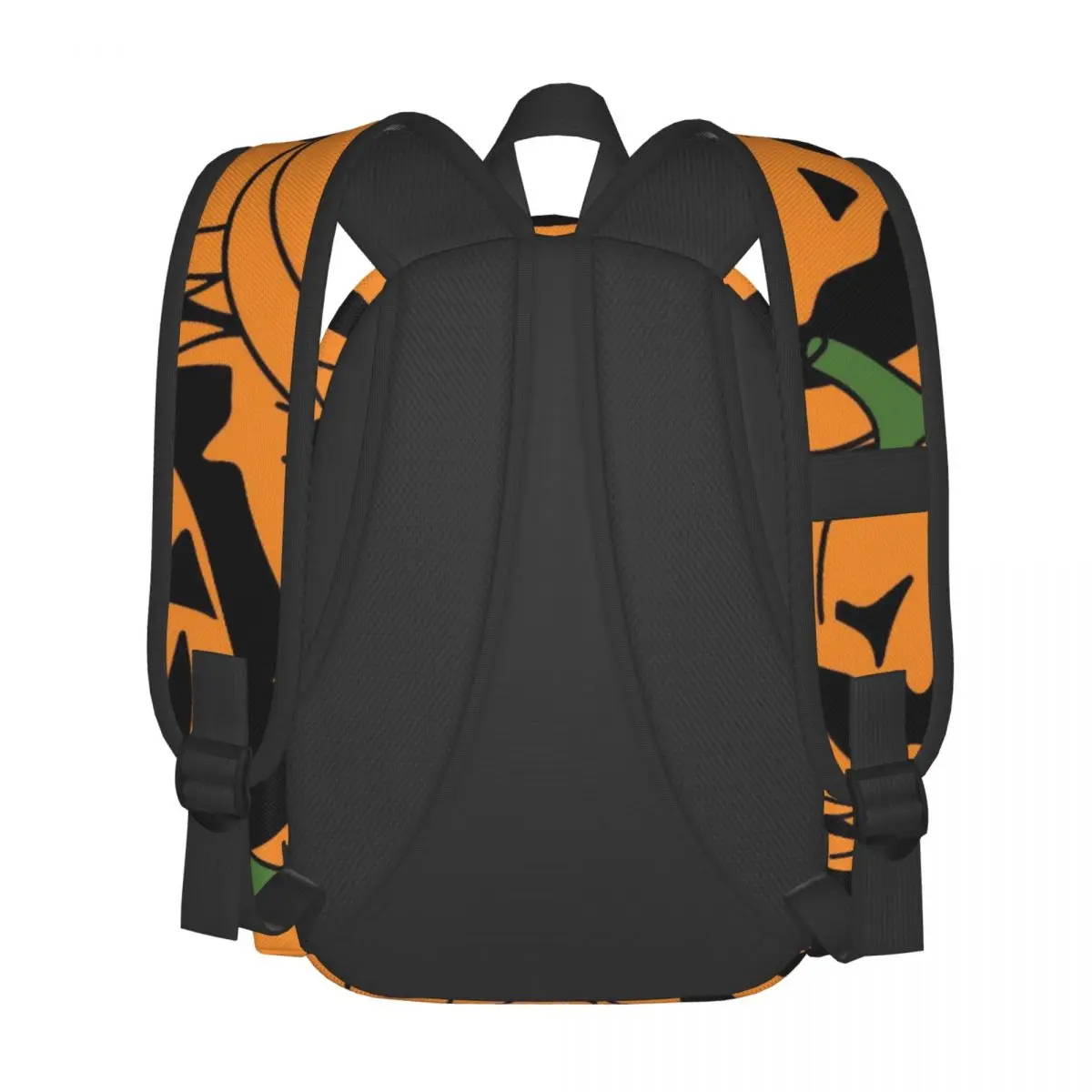 Pumpkin Pattern Print Halloween Large Capacity Student Bookbag Casual Fashion Backpack Schoolbag Travel Bag