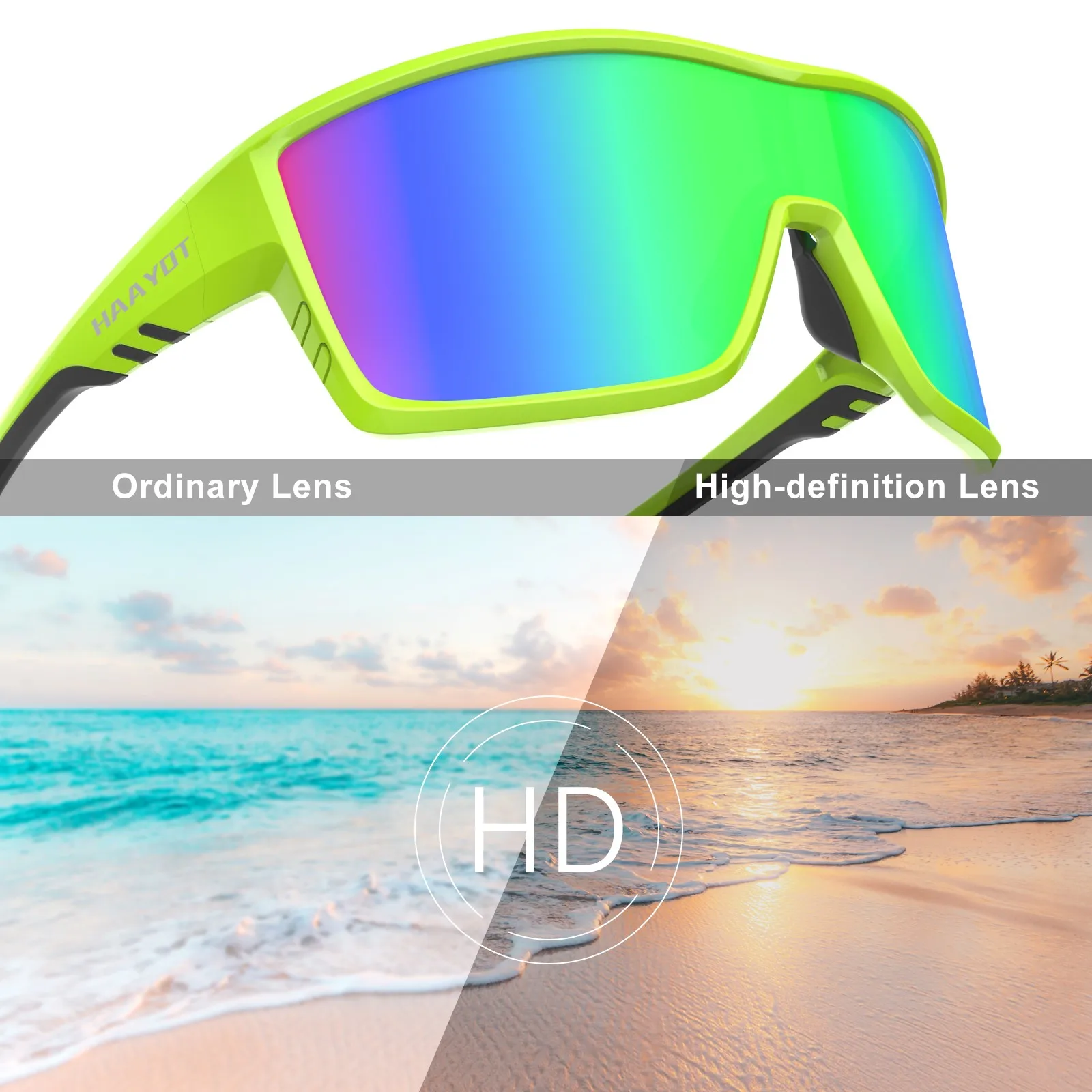 

Солнцезащитные очки Suukaa Polarized для велоспорта, велосипедные очки Gafas Ciclismo MTB, очки для езды на велосипеде, скоростные очки для мужчин и женщин, 5 линз