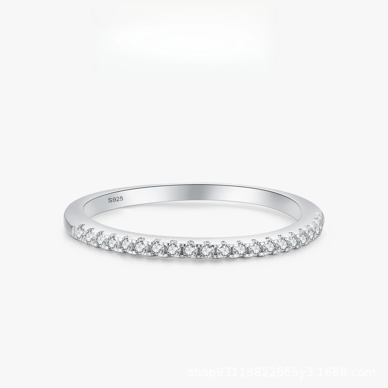 

S925 pure silver light luxury ring, women's cool style, stackable ring, bracelet gift