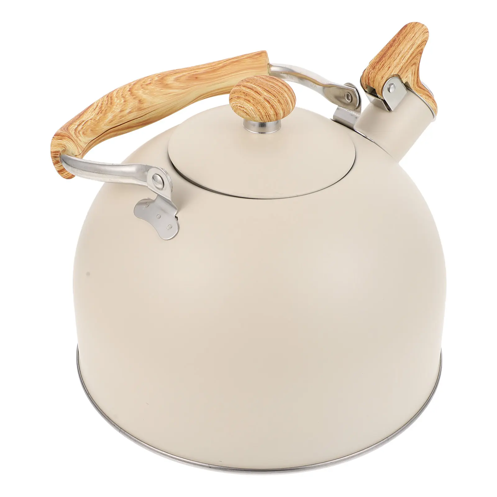 Stainless Steel Whistling Kettle 2 Point 5 Liter Rapid Heating Portable Teakettle for Home Kitchen