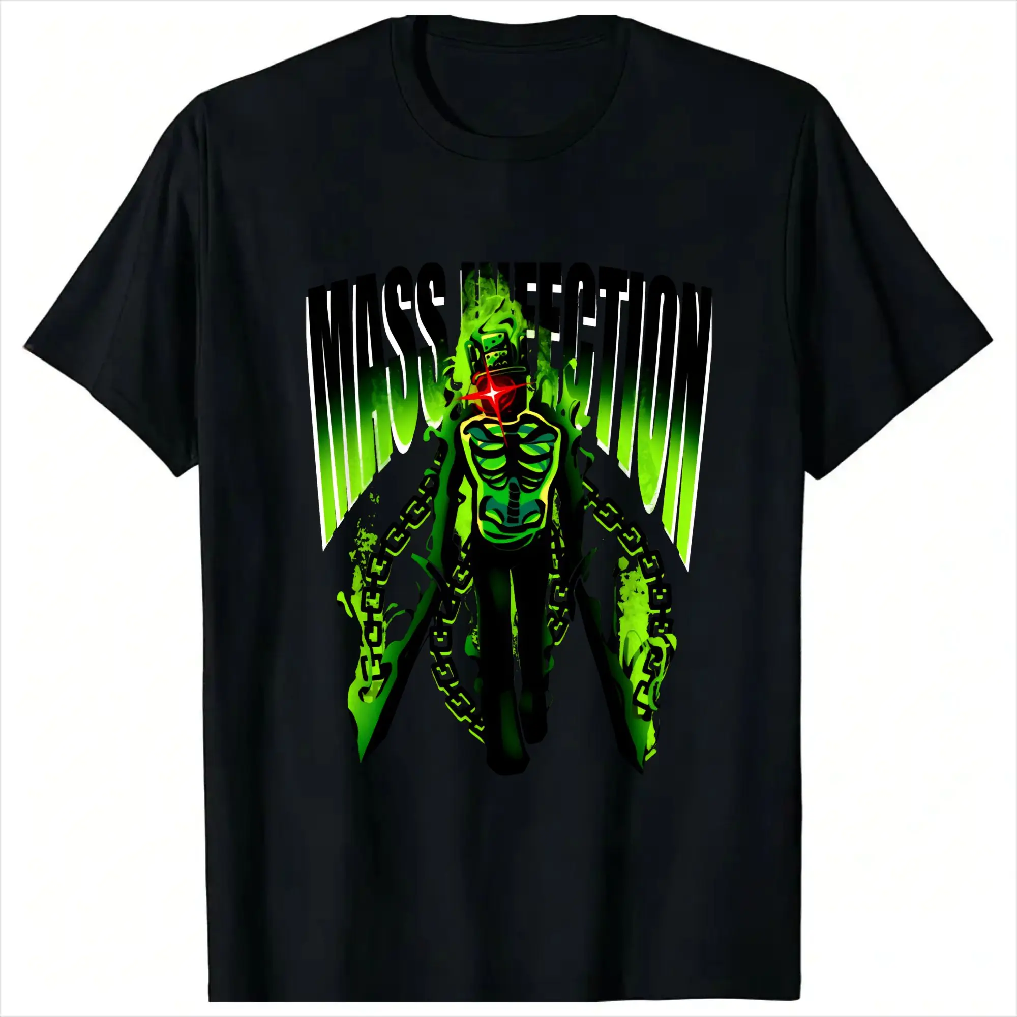 Men Forsaken -MASS INFECTION 1X T Shirts Clothes Summer Aesthetic Short Sleeve T-Shirt O-Neck Harajuku Tee Shirt Large Size
