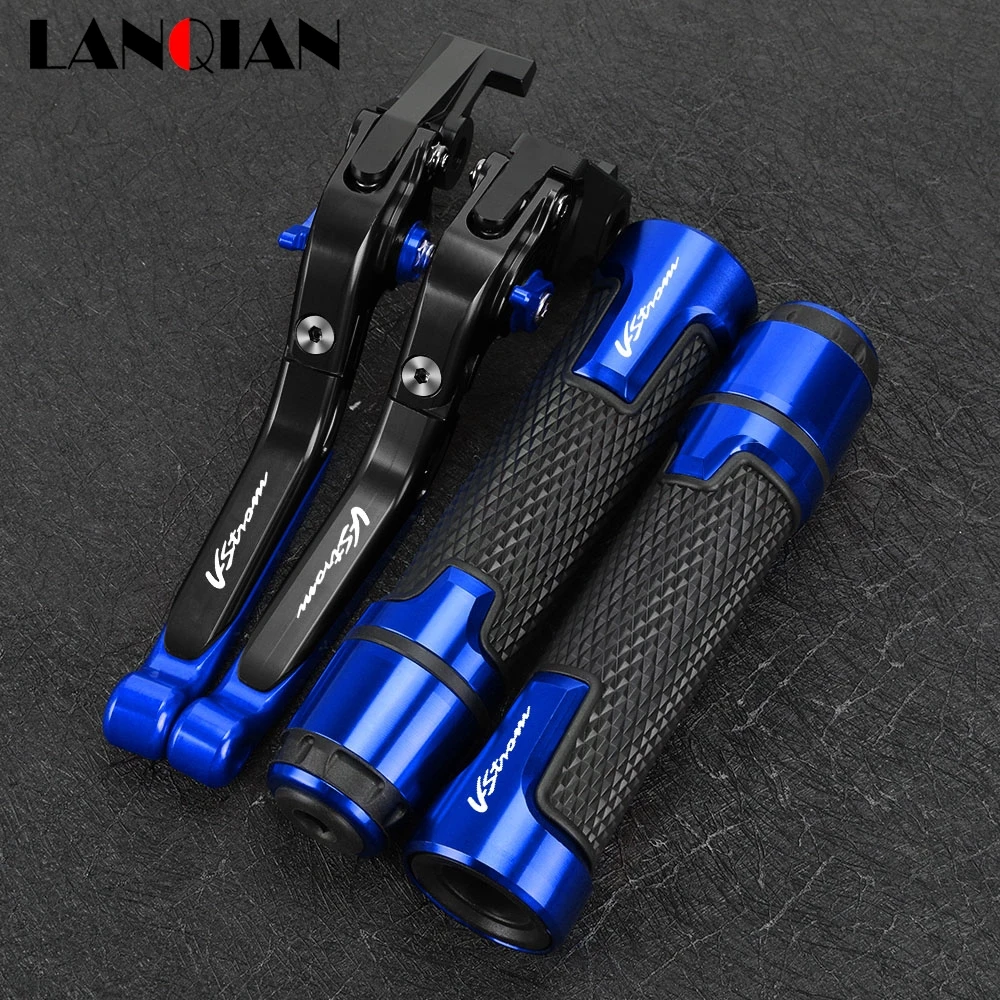 

FOR SUZUKI DL650 V-STROM 2004 2005 2006 2007 2008 2009 2010 Motorcycle Folding Extendable CNC Brake Clutch Levers Handbar Grips