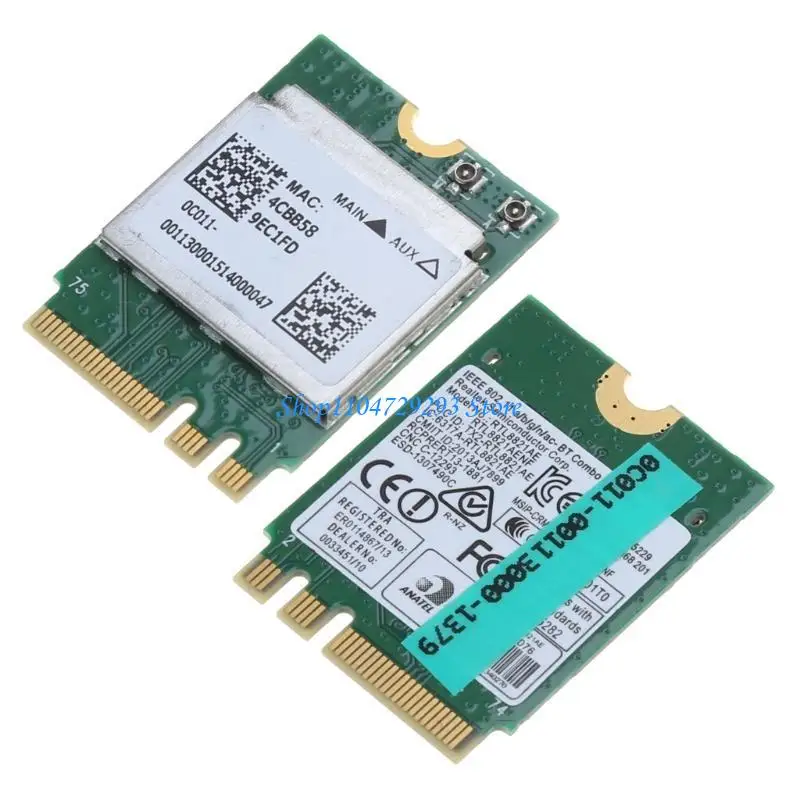 Y2GD 2.4G NGFF para M.2 WiFi Card Rtl8821ae Dual Band Wireless Card 802.11a