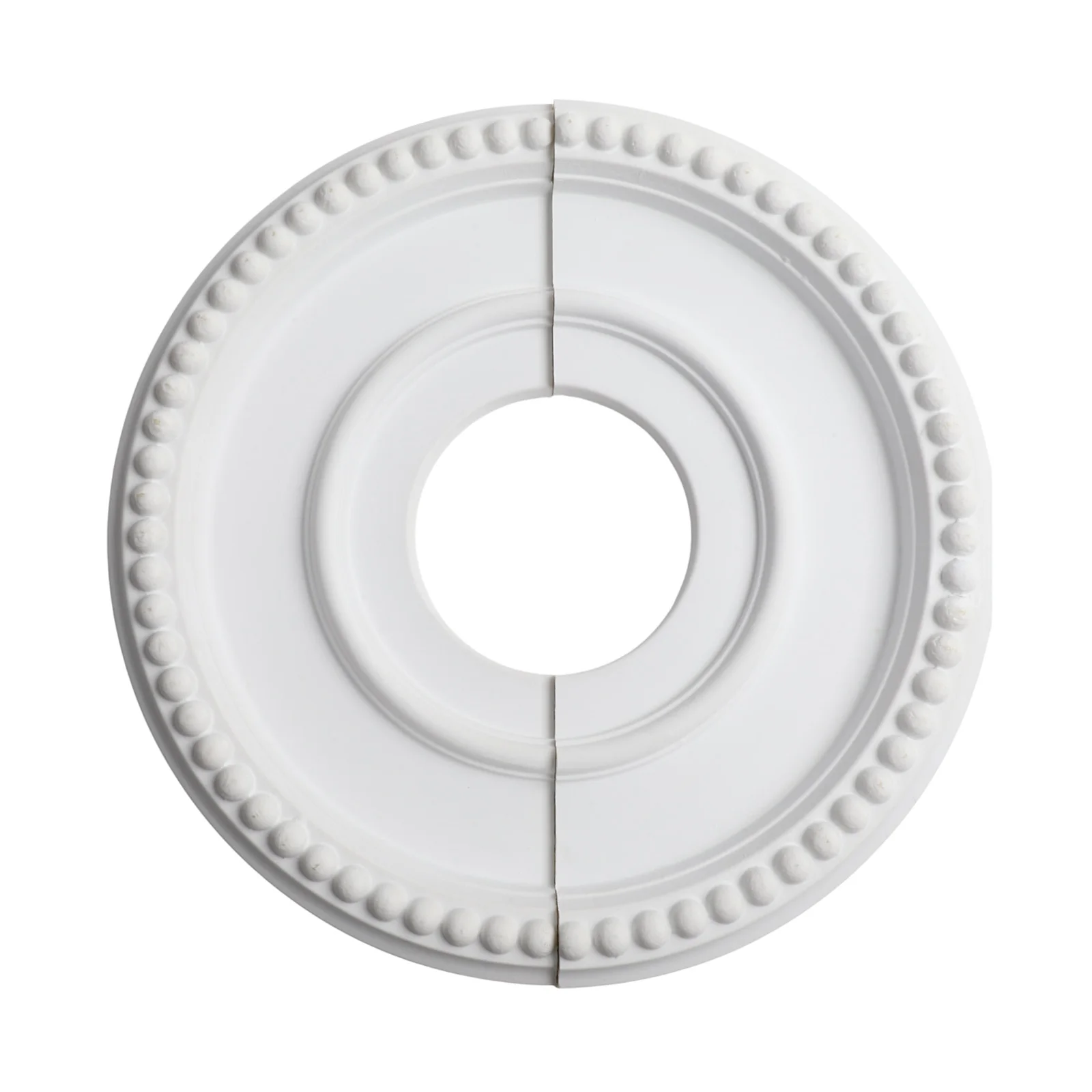 

Round Split Medallion PU Decorative Ceiling Fan Light Fixtures Covers Plate Ceiling Medallion Pendant Lamp Base Decoration