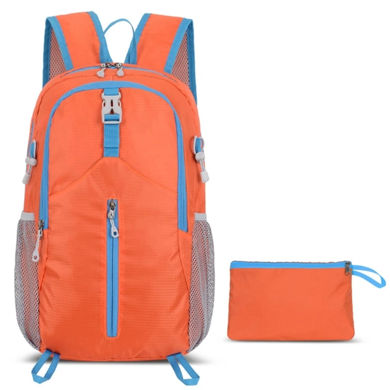 E74B Small Backpack Foldable Backpack School Backpack Hiking Backpack Travel Backpack Casual Daypacks for Outdoor Sports