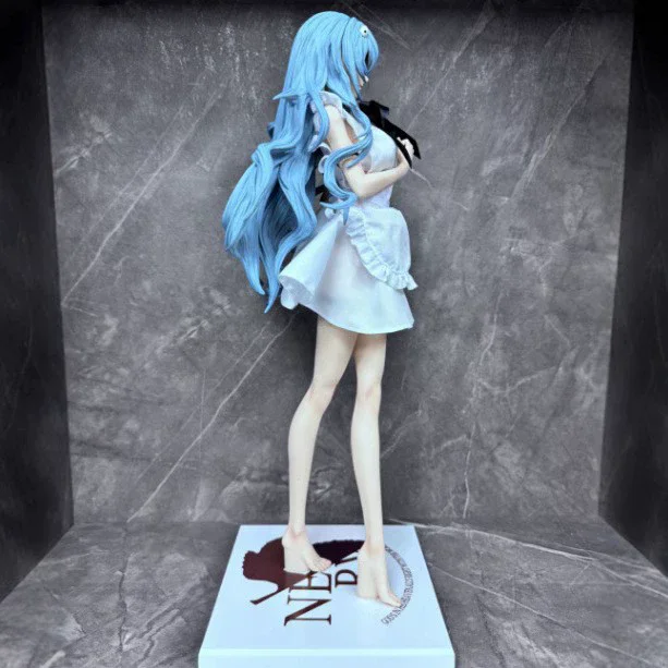 50CM Anime EVA Ayanami Rei Maid Ändern Kleidung Gesichter Action Figure PVC Modell Spielzeug Puppe Geschenke