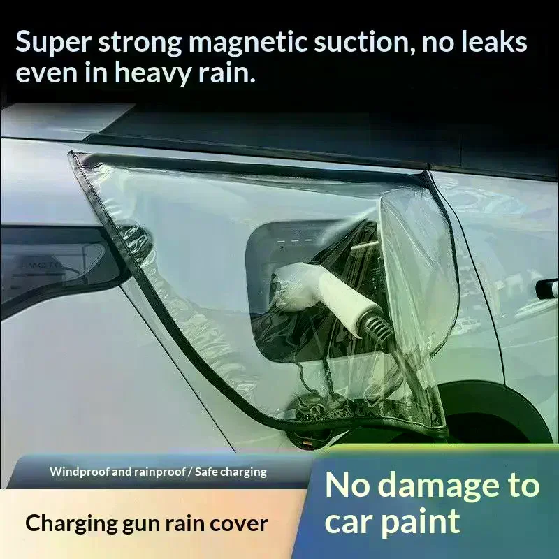 Electric Vehicle Charger Port Rainproof Dustproof Cover Outdoor Protection Covers For Car Applicable To Various Vehicle Models