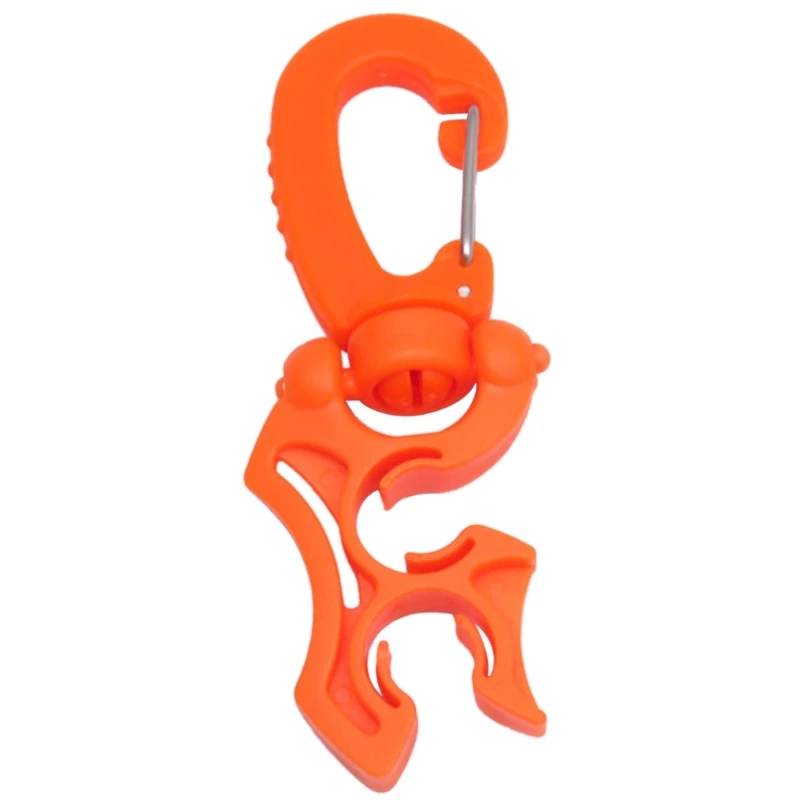 Scubas Diving Doppel-Schlauchhalter-Clip, Tauchen, doppelter BCD-Schlauchhalter-Clip, Regler-Halterung, Schnallenhaken zum