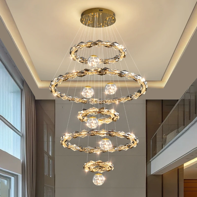 Nordic Home Decor Dining Room Pendant Lamp Lights Indoor Lighting Crystal Lamp Hanging Light Chandelier Lamps For Living Room