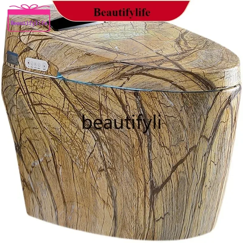 YL17    Color smart toilet integrated automatic no water preure limit remote control electric voice toilet