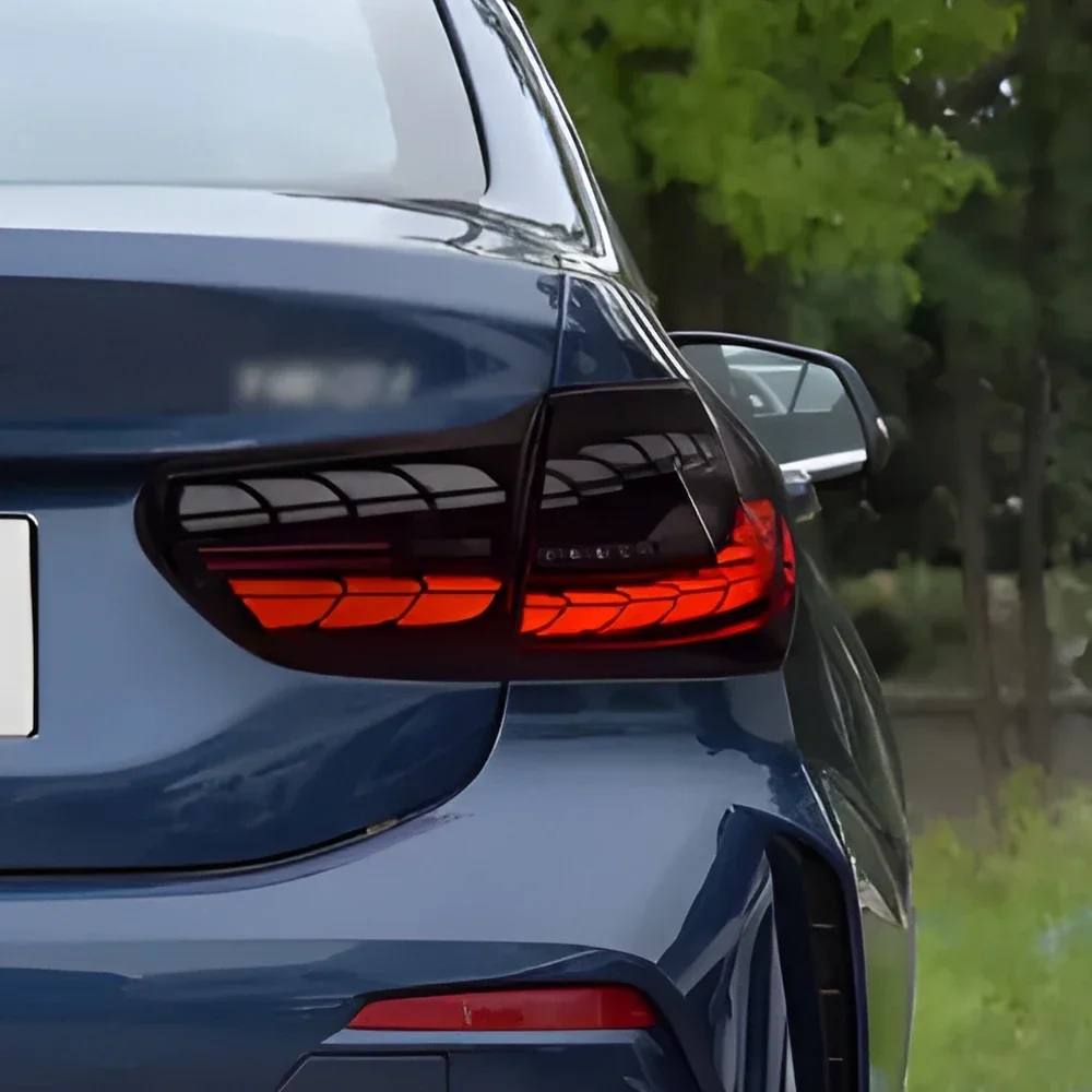 

Для BMW 1 серии F52 118i 120i 125i 128i 130i 2016-2021 светодиодный автоматический задний фонарь, обновленный стиль дракона, аксессуары для задних фонарей