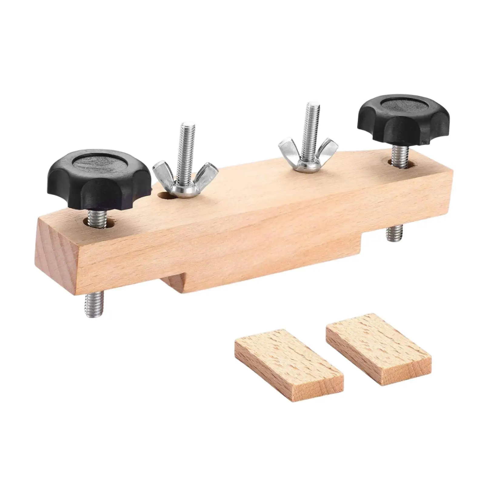 Acoustic Guitar Bridge Clamp Portable Easy DIY Maintenance Maple Acoustic Luthier Tool for Guitars Musical Instrument Parts