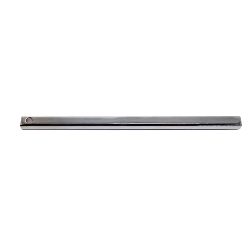 

12 Inch Polished Steel Steering Shaft 3/4 Inch DD Double D Street Rod U-Joint Link 12 Inch Steering Rod Shaft