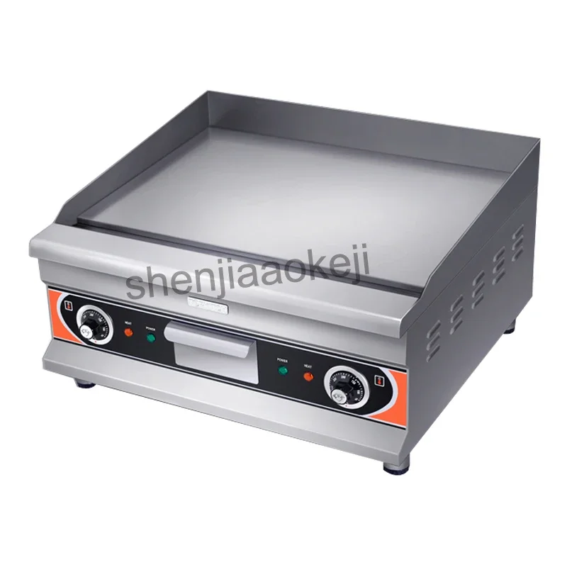 Electric Oven Dual temperature control Electric Griddle Teppanyaki equipment Grill board 220v 5000W 1pc