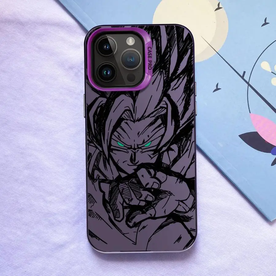 Dragon Ball Goku Vegeta Soft Shell Case for iPhone XS MAX 14 11 13 Pro MAX XR 12 16e 16Pro 15 14Pro - náhled 4