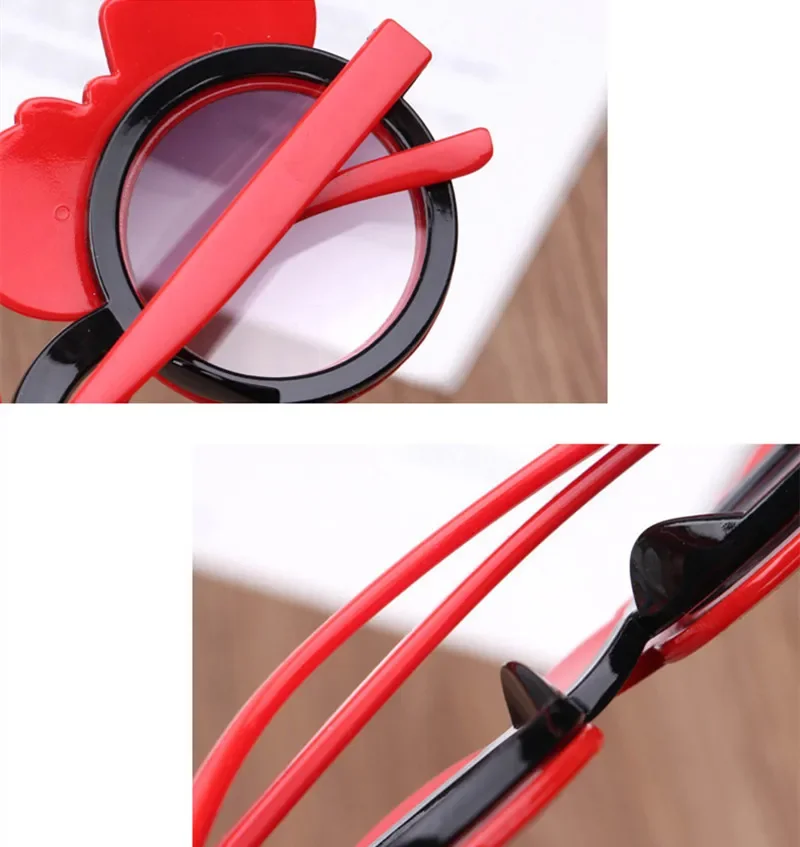 جديد ديزني أنيمي ميكي ماوس النظارات الشمسية Kawaii ميني النظارات الكرتون الأطفال الصيف الشمس فتاة صبي لعبة الهدايا