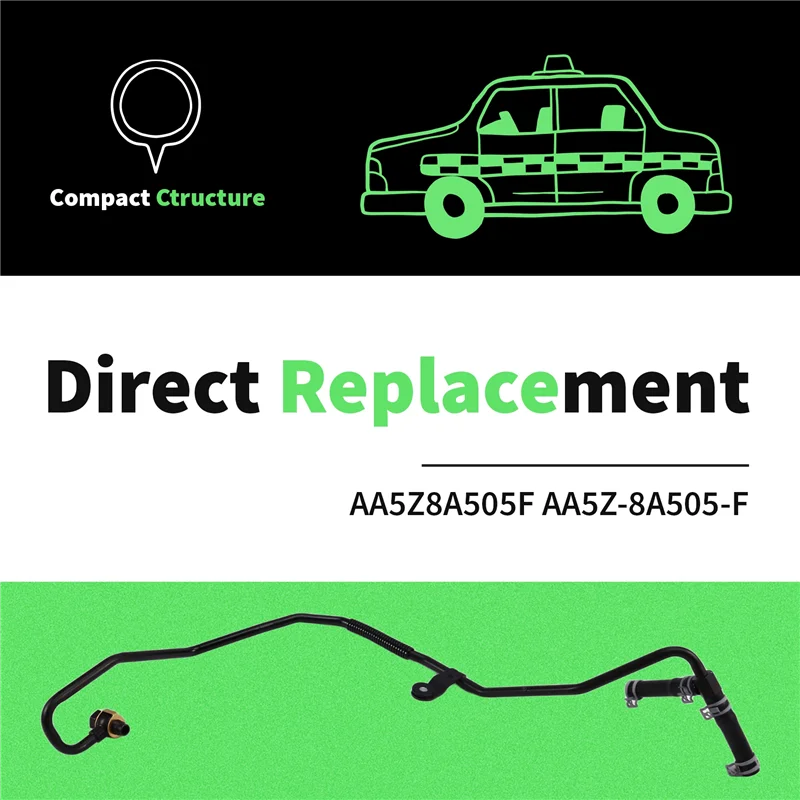 

NEW Turbocharger Pipe Coolant Tube AA5Z8A505F AA5Z-8A505-F For Ford Explorer 2011-2019 Intake Housing To Upper Rad Hose