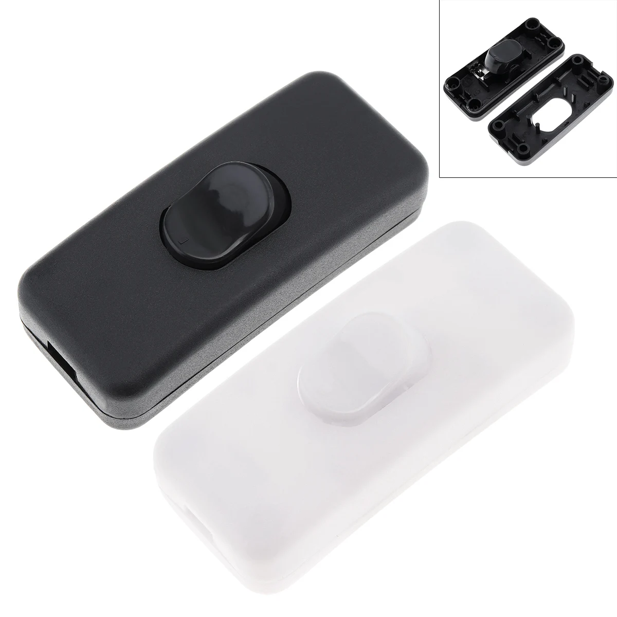 Czarny/biały 303 przełącznik w połowie Rocker Push Button przełącznik Rocker lampa stołowa Online lampka nocna przełącznik