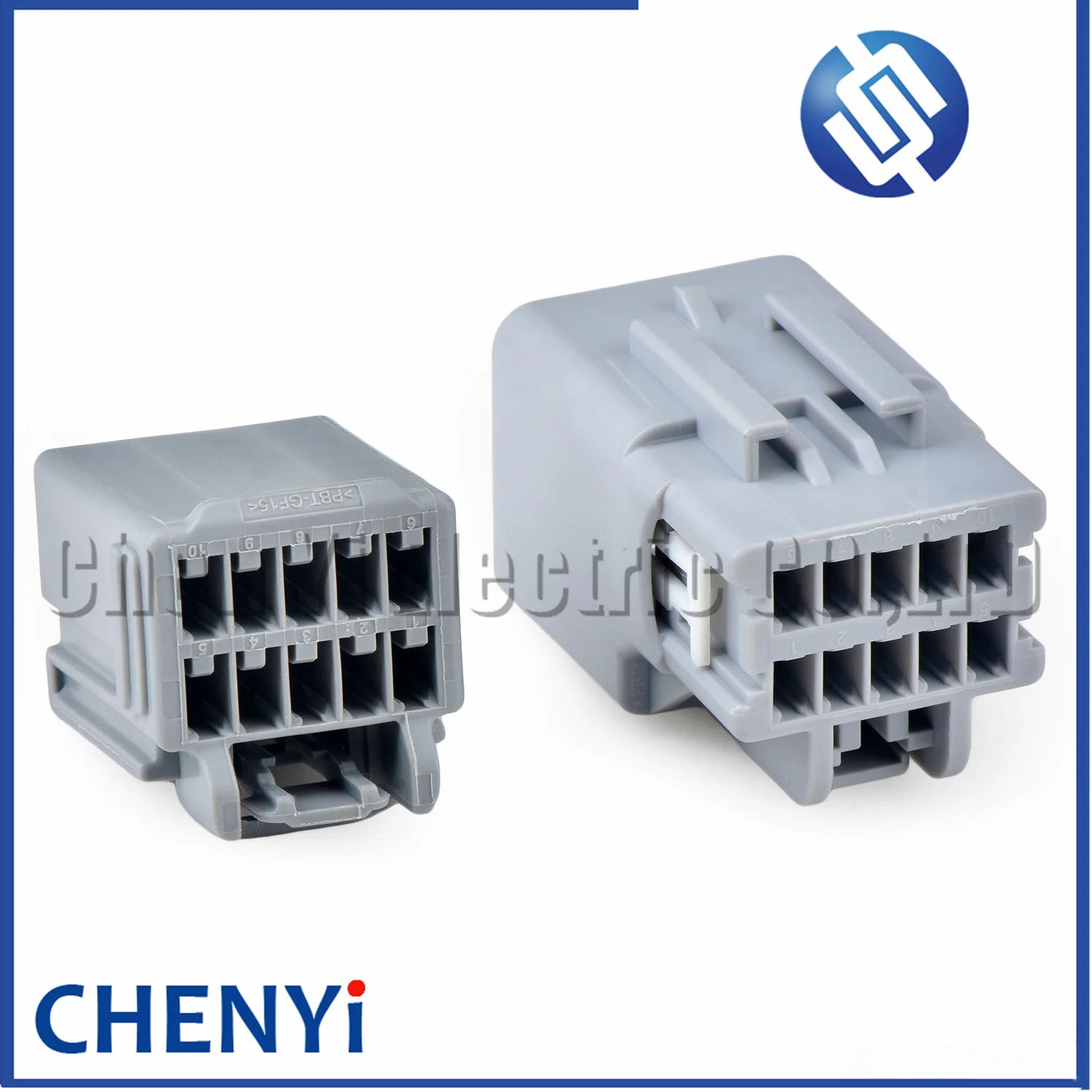 10 Pin Female Auto Rearview Mirror Cable Socket Grey Connector plug 7282-6455-40 7283-6455-40 For Ford Focus
