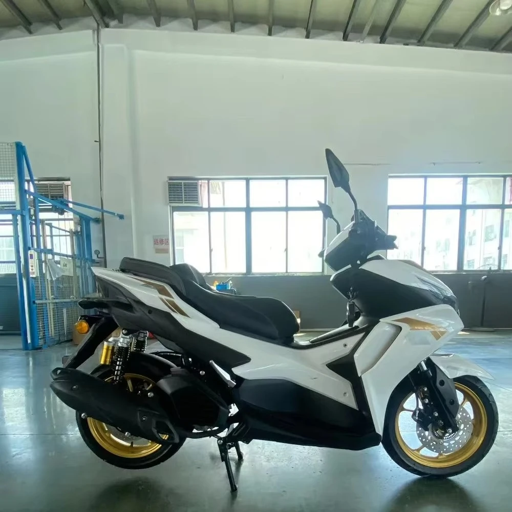 Rs Factory direct sales NVX 200cc custom motorcycle, high-quality street gas scooter, off-road air-cooled engine, hot-selling
