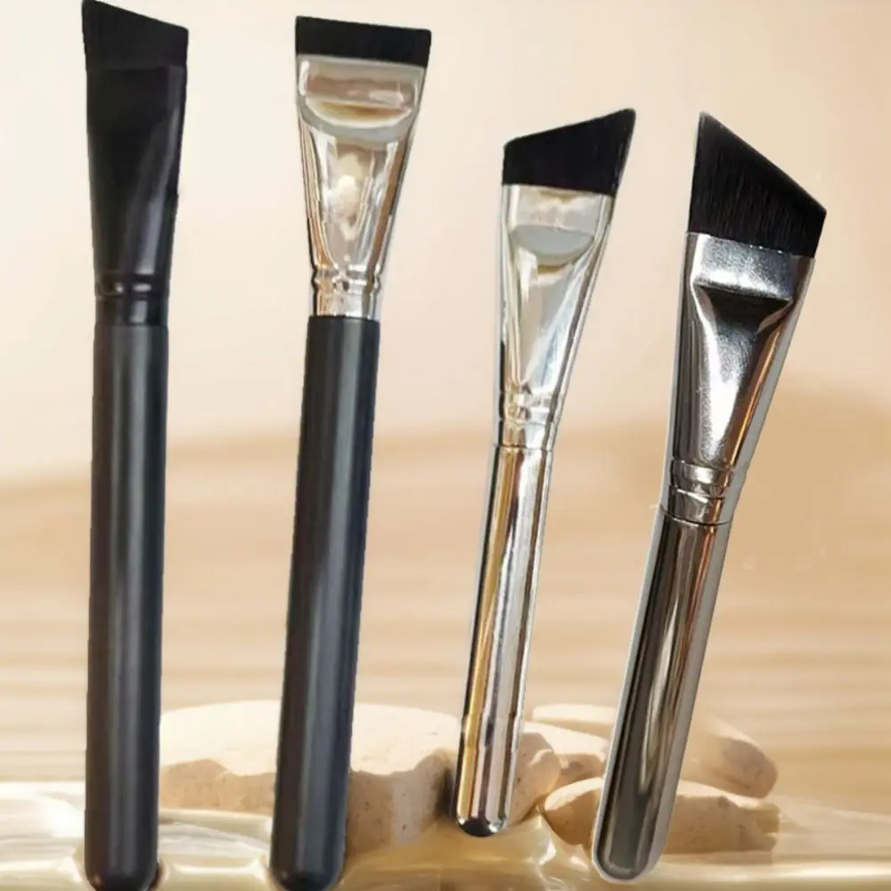 Korean Korean Foundation Brush Bare Skin Lightweight Flat Head Thin Ultra-thin Concealer Brush Makeup Facial Mask