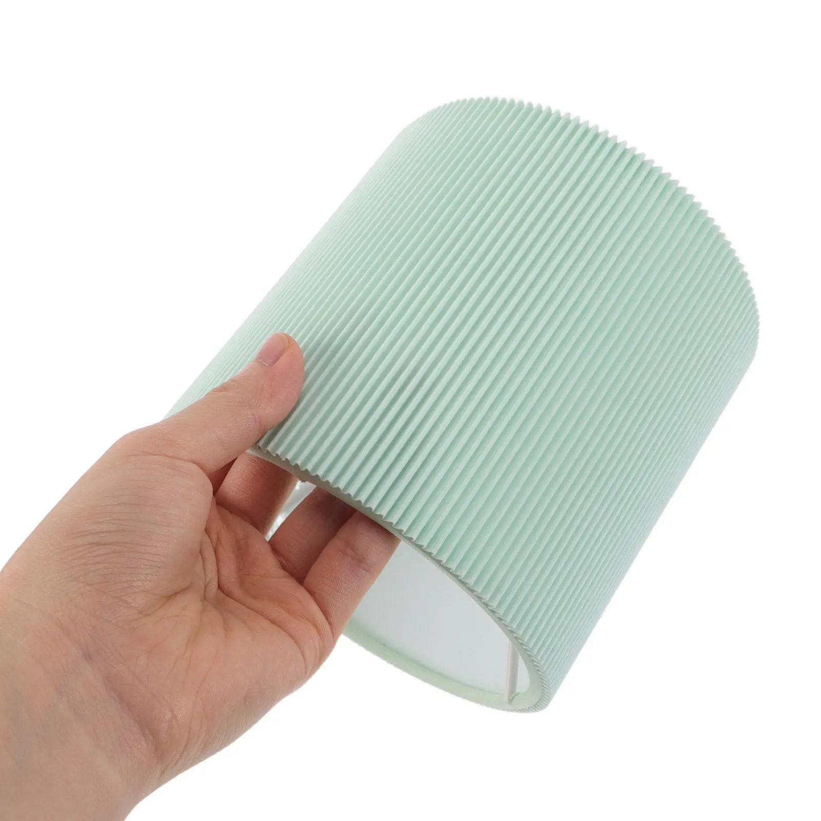 Fabric Drum Small Lampshade Cylinder Lamp Shade E14 Socket Replacement Cloth Decorative Lamp Cover for Bedroom Table Nightstand