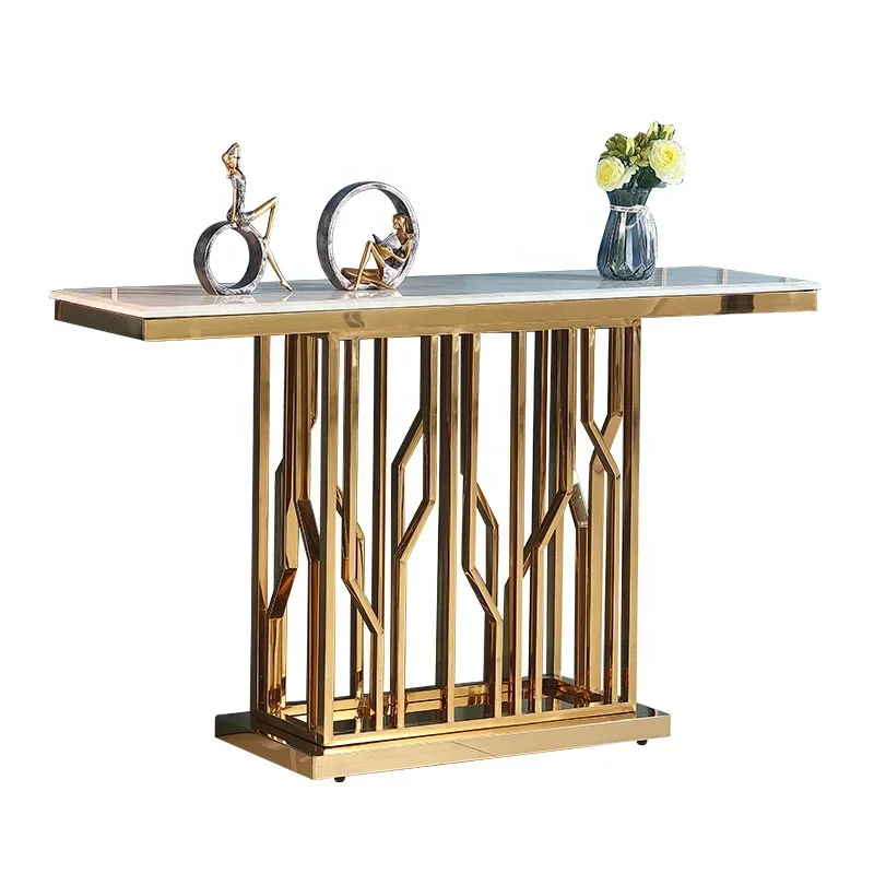 

root beauty salon foyer long small entry baroque style console table