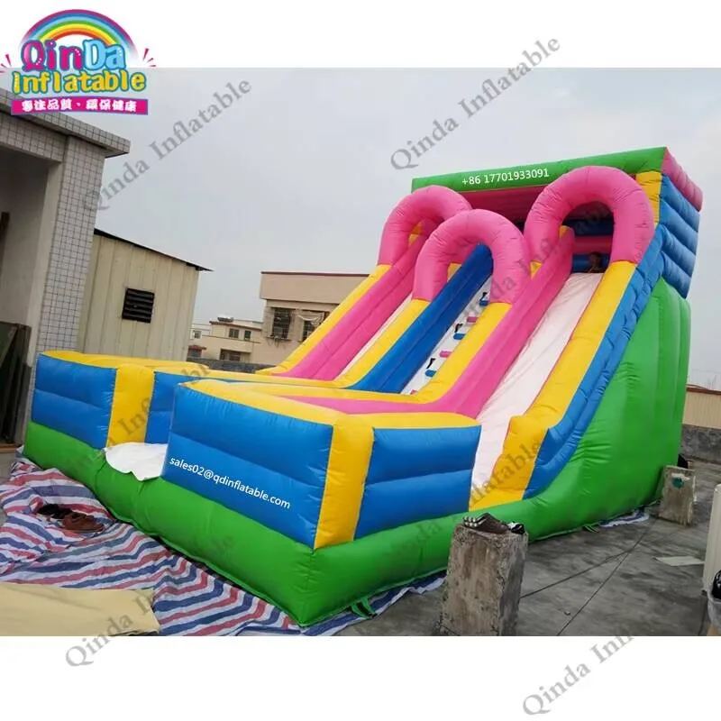 สไลเดอร์เป่าลมขนาด 8 ม.*4.5 ม.*5 ม. สำหรับผู้ใหญ่และเด็ก สไลเดอร์เด้งดึ๋ง อุปกรณ์สนามเด็กเล่น เกมกีฬา สไลเดอร์