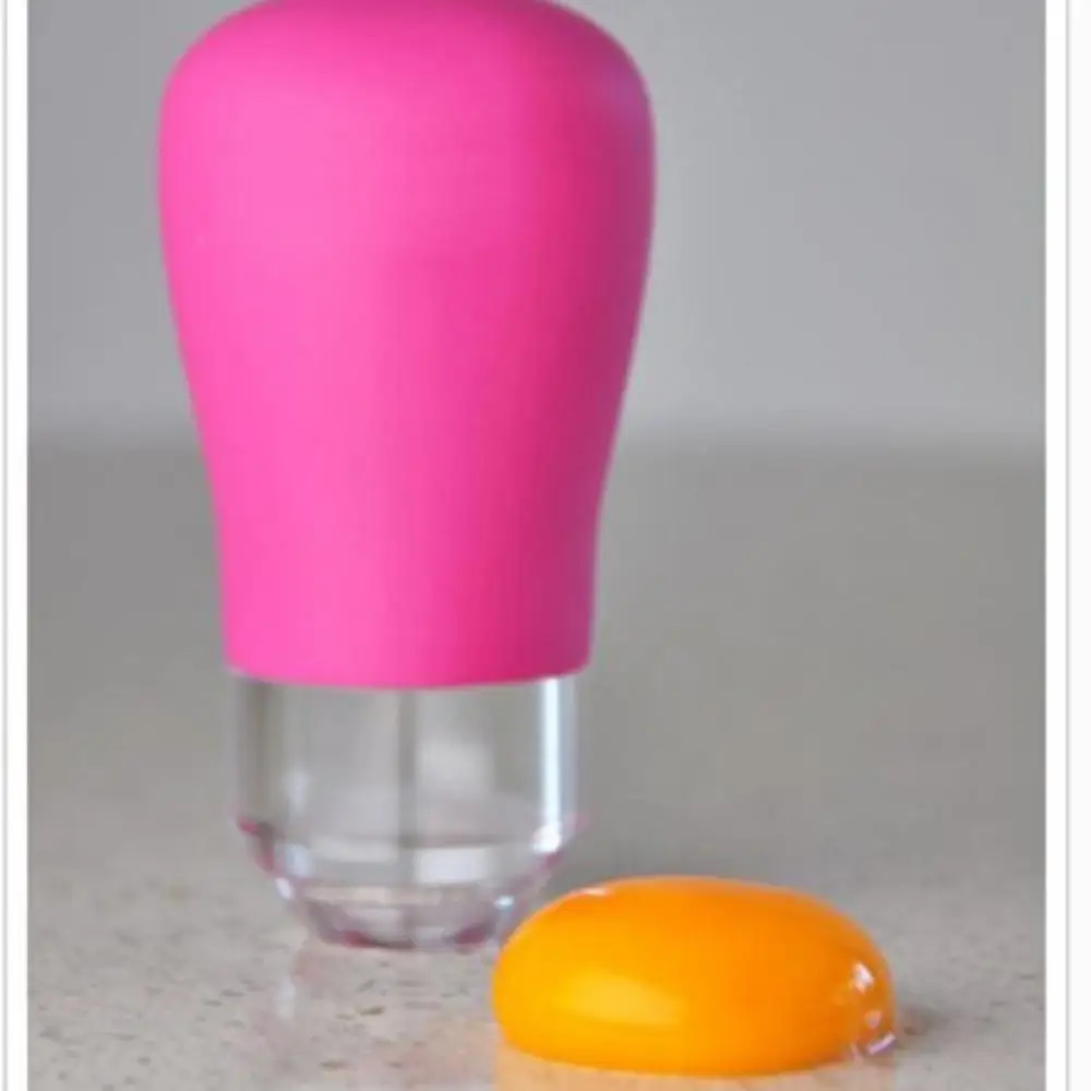 Pink Practical And Easy To Operate Egg Yolk/Protein Silicone Separator Suction Egg Separator Kitchen Baking Tool