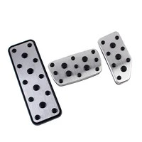 Pedales de coche, cubierta de Pedal de reposapié de freno de Gas para Subaru Forester 2018-2021 XV 2017-2021 Impreza 2015-2021, accesorios