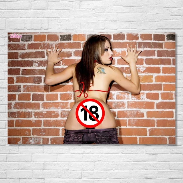 Adult Porn Art - Sexy Erotic Girl Ass Pussy Adult Porn Picture Wall Art Painting Canvas  Posters And Prints For Home Room Decor - Painting & Calligraphy - AliExpress