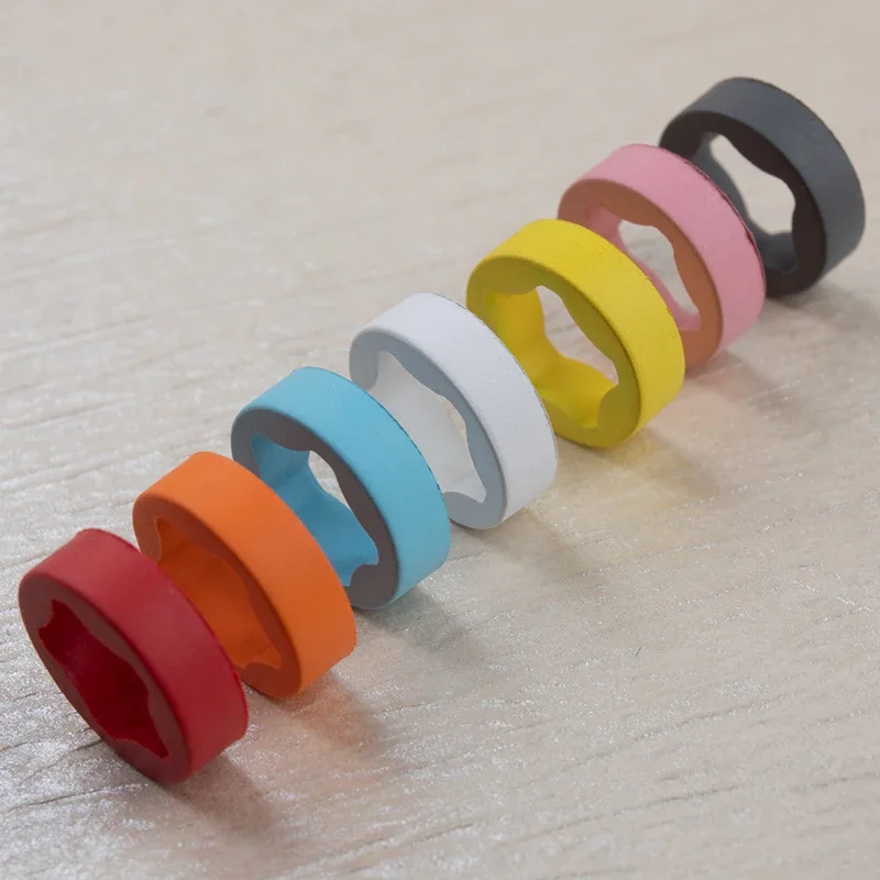 

Five Pointed Star Colorful Fluorine FKM Rubber Ring Watchband Crown For Richard Mille Strap Loop RM055 011 059 035 Accessories